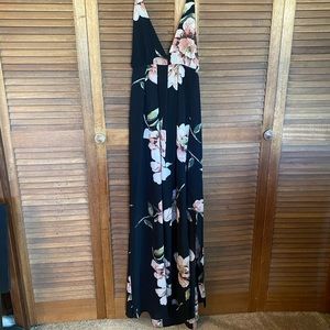 Yinbo Black Halter Dress